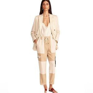 J. Crew Women's Tan and Cream Joggers